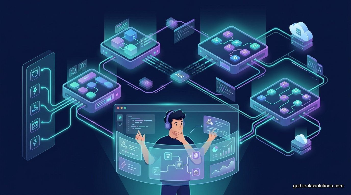 DeepSeek n8n integration workflow automation architecture